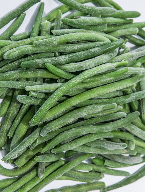 What is the processing procedure for quick-frozen vegetables?